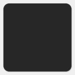 Black Square Sticker