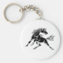 Black Stallion 2! - Keychain