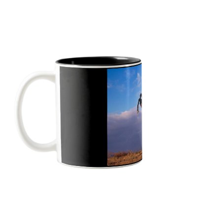 Black Stallion Coffee Mug by VectorGraphics