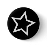Black Star Bold White Outline