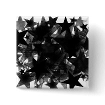 Black Star Frenzy Buttons