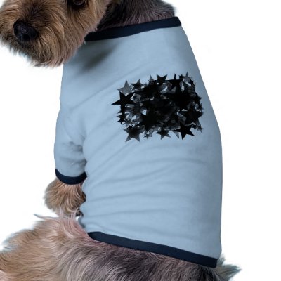 Black Star Frenzy Pet T Shirt by TheFameGame