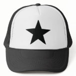 black star icon trucker hat