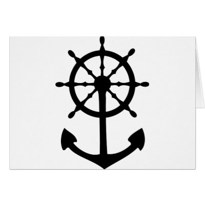 black steering wheel anchor icon cards by Tomaniac