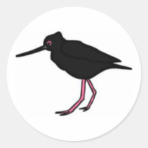 Black Stilt Sticker