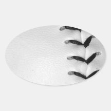 Black Stitches Baseball/Softball Sticker