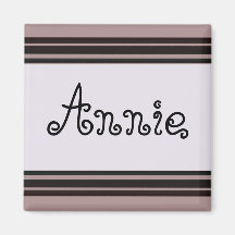 black stripes design fridge magnet