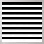 Black Stripes Poster