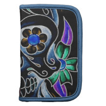Black Sugar Skull Rickshaw Folio Planners