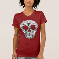 Black Sugar Skull T-shirt t-shirts