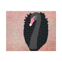 Black Swan Art Gallery Wrap Canvas