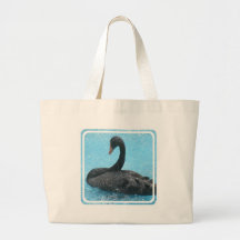 Black Swan Canvas Bag
