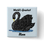 Black Swan for Mom Pin