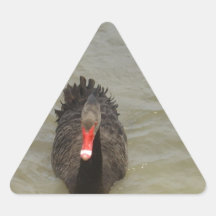 Black Swan Triangle Sticker