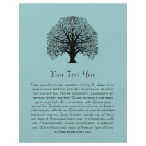 Black Swirl Tree Full Color Flyer
