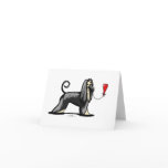 Black & Tan Afghan Hound Card