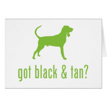 Black & Tan Coonhound Cards