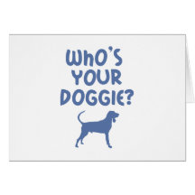 Black & Tan Coonhound Greeting Cards