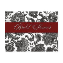Black Tapestry - Bridal Shower Post Cards