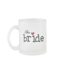 Black Text The Bride Tshirts and Gifts Coffee Mug