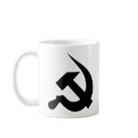 Black Thick Neo-Hammer & Sickle Coffee Mug