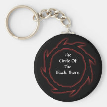 Black Thorn Keychain