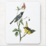 Black-throated Blue Warbler, John Audubon Mouse Pad