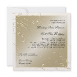 Black Tie Elegance, Champagne Cream Wedding Cards Invitations