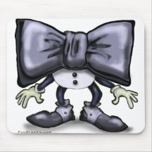 Black Tie Mouse Pad