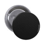 Black Tightly Woven Carbon Fibre Textured Pinback Buttons