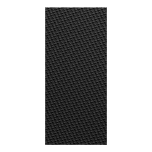 Black Tightly Woven Carbon Fibre Textured Rack Card Template