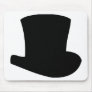 black top hat circus magician mouse pads