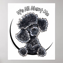 Black Toy Poodle IAAM Posters