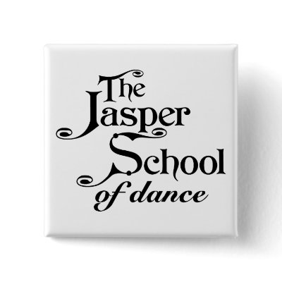 Black Traditional Logo Button by JasperSchool