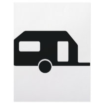 black trailer icon customized letterhead