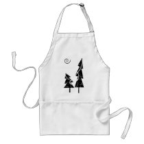 black trees apron