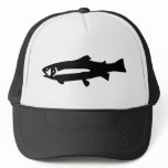 black trout fish hats