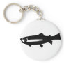 black trout fish key chain