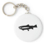 black trout fish keychain