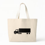 black truck icons canvas bag