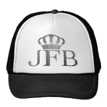 Black Trucker Hat JFB logo