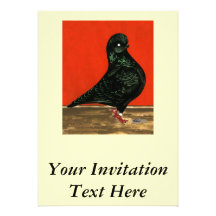 Black Tumbler Watercolor Custom Invitations