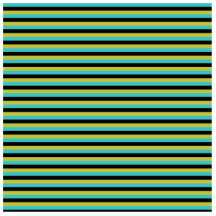 Black, Turquoise and Yellow Stripes. Cut Outs