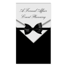 Black Tuxedo Business Cards