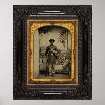 Black Union Soldier, 1860s Posters