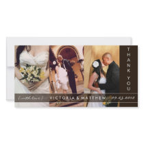 BLACK UNION | WEDDING THANK YOU CARD PERSONALIZED PHOTO CARD
