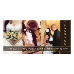 BLACK UNION | WEDDING THANK YOU CARD PERSONALIZED PHOTO CARD