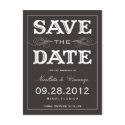 BLACK VINTAGE | SAVE THE DATE ANNOUNCEMENT postcards