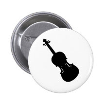 black violin icon pin