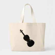 black violin icon tote bag
